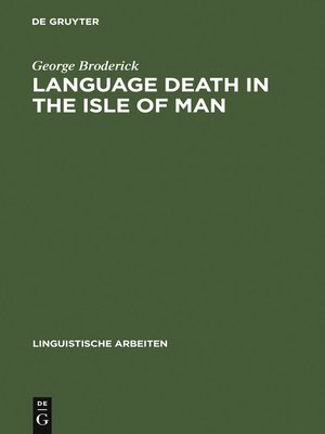 cover image of Language Death in the Isle of Man